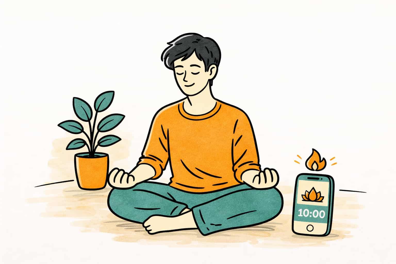 Temporizador de meditação