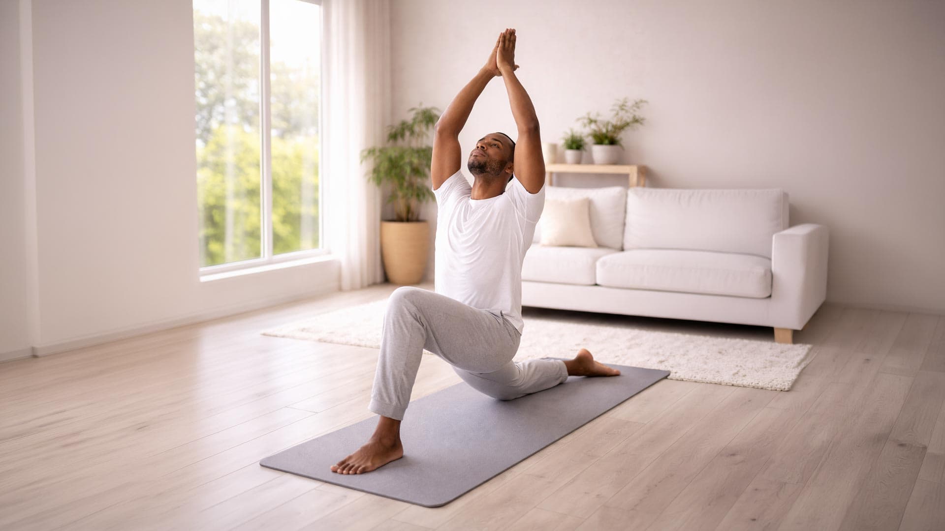 Yoga suave para descomprimir ao final do dia